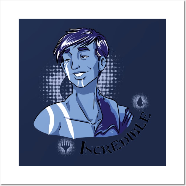 Jace, Incredible Blue Mage for Colors Wall Art by EverTomorrow